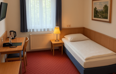 Einzelzimmer Hotel Schillerplatz | © Hohenloher Perlen