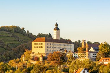 Schloss Horneck Außenansicht | Gundelsheim | HeilbronnerLand | © Hotel Schloss Horneck
