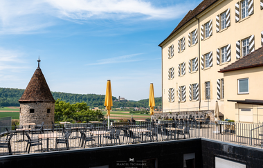 Schlosshotel Horneck Terrasse | Gundelsheim | HeilbronnerLand | © Marcel Tschamke Fotografie