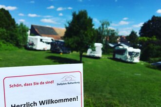 Stellplatz am Luftsprung Rothenburg ob der Tauber | © Liebliches Taubertal