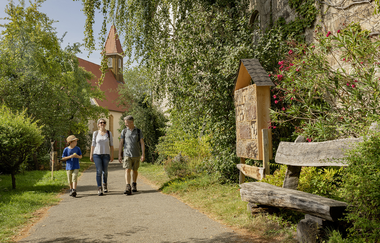 Tannenburg mit Kapelle am Bühlertalwanderweg | © Hohenlohe + Schwäbisch Hall Tourismus e. V.