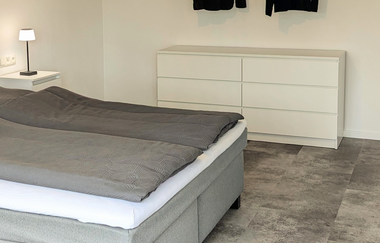 Ferienwohnung Pfedelbach Schlafzimmer | © Hohenloher Perlen