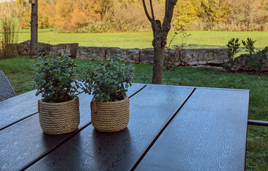 Ferienwohnung_Kipar_Pfedelbach Terrasse | © Hohenloher Perlen