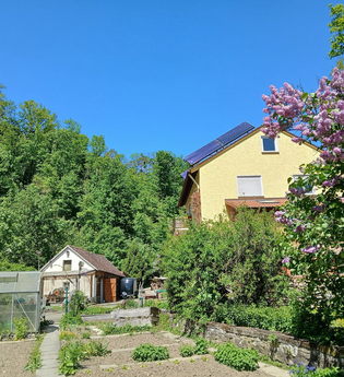 Träumen unter Bäumen in Kirchberg: Außenansicht | © Hohenlohe Schwäbisch Hall