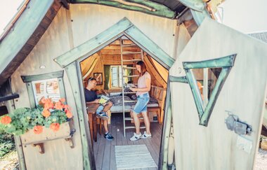 Hexenhäuschen auf dem Weingut Koppenhöfer | Löwenstein-Rittelhof | Weinsberger Tal | © Tourismus im Weinsberger Tal e.V.
