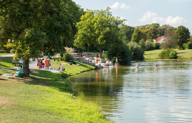 Wohnmobilhalt „Am Elsenzer See“ | © Stadt Eppingen