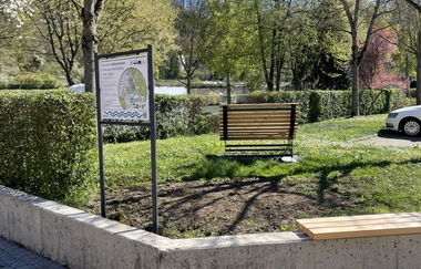 Wohnmobilstellplatz mit Ruheliegen direkt am Neckar zum Entspannen| Haßmersheim | Odenwald | © Stadt Haßmersheim