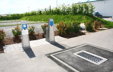 Zu sehe nist eine Entsorgungstation für Wohnmobile. Walldürn im Odenwald. | © Goldschmitt techmobil GmbH