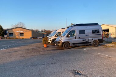 Wohnmobilstellplatz des Sperrfechter Freizeitparks | Oedheim | © Sperrfechter Freizeitpark GbR