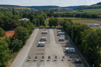 Wohnmobilstellplatz an der Solymar Therme | © Unbekannt