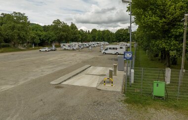 Wohnmobilstellplatz an der Solymar Therme | © Unbekannt