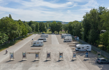 Wohnmobilstellplatz an der Solymar Therme | © Unbekannt