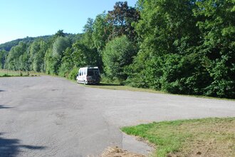 Wohnmobilstellplatz an der Tauber- am Sportplatz Creglingen | © Liebliches Taubertal
