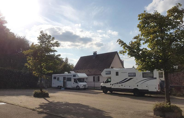 Wohnmobilstellplatz Burggraben in Vellberg | © Hohenlohe Schwäbisch Hall