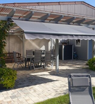 Ferienwohnung Heuhölzle | Brackenheim-Neipperg | Terrasse | © Neckar-Zaber-Tourismus e.V.