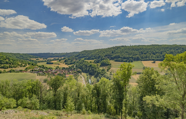 Blick von Langenburg ins Jagsttal | © Hohenlohe + Schwäbisch Hall Tourismus e. V.