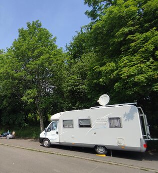Wohnmobilstellplatz Badstraße Lauda | © Stadt Lauda-Königshofen