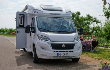 Wohnmobilstellplatz Panoramaweingut Baumgärtner Sachsenheim | © Stadt Sachsenheim