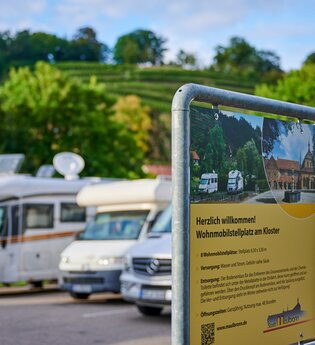 Wohnmobilstellplatz Talaue am Kloster Maulbronn | © Land der 1000 Hügel - Kraichgau-Stromberg