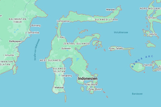 „... für uns geopfert“ – Opferrituale in Indonesien und in der Bibel | © Google Maps