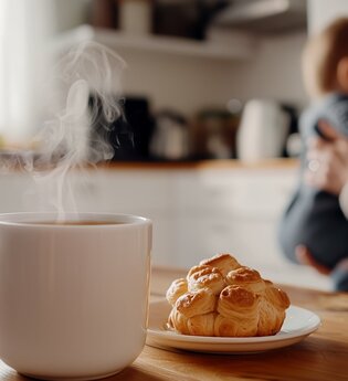 "Coffee Break" - Was Kinder sehen, wenn wir aufs Handy schauen?! | © AdobeStock_Liudmila