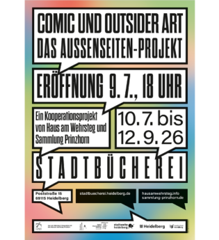 “Comic und Outsider Art – Das Außenseiten-Projekt” (Bild: Sammlung Prinzhorn, Haus am Wehrsteg)