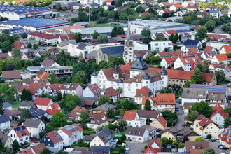 Luftbild von Pfedelbach | © Touristikgemeinschaft Hohenlohe e. V. | Andi Schmid
