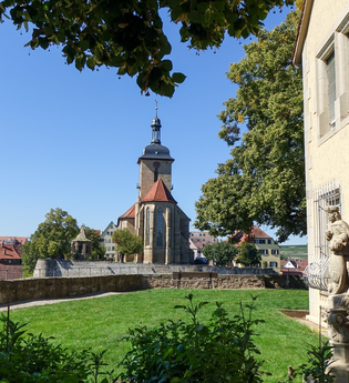 Rathausinsel und Regiswindiskirche | © Neckar-Zaber-Tourismus e.V.