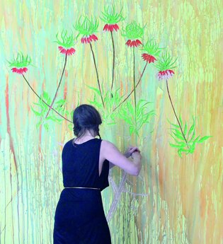 30. Künstlerfahnenfestival "Verspeise die leise Weise", Nicole Bianchet