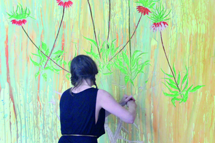 30. Künstlerfahnenfestival "Verspeise die leise Weise", Nicole Bianchet