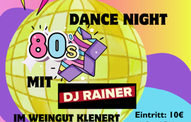 80er-Party mit DJ RAINER – HÜGEL-DISCO / Dance Night