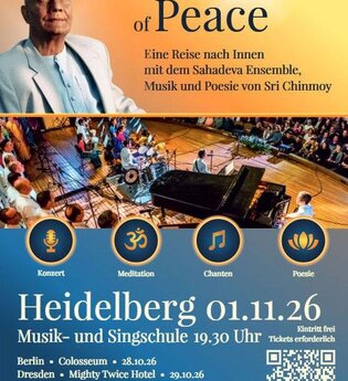 A New World of Peace - mit Musik & Poesie Sri Chinmoys