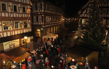 Brackenheim Adventsmarkt Abendstimmung | © Stadt Brackenheim