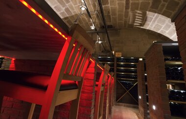 Wein-Schatzkammer im Weinkonvent Dürrenzimmern | Eventlocation & Weinprobenraum | HeilbronnerLand | © Weinkonvent Dürrenzimmern