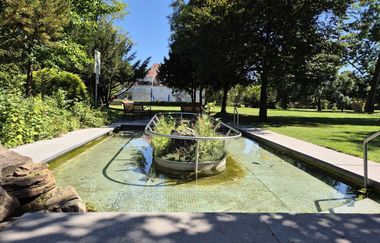 Das Kneippbecken im Schlosspark Bad Rappenau | © Stadt Bad Rappenau