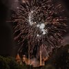 Feuerwerk im Hintergrund die Burg Neidenstein | © Gemeinde Neidenstein