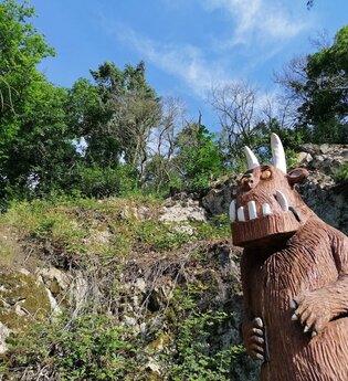 Auf geht's zum Grüffelo - eine kleine musikalische Wanderung | © Tourist Information Weinheim