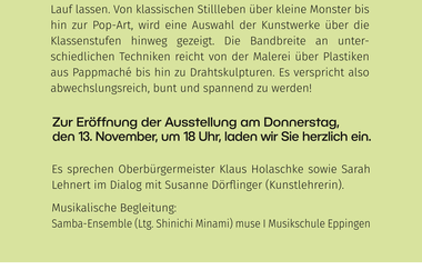 Flyer "Aus der Reihe getanzt", Seite 2 | © Stadt Eppingen