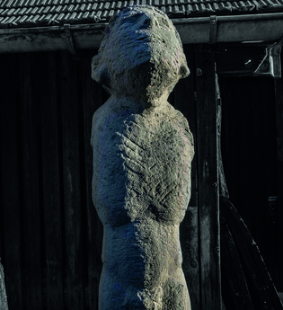 Skulptur Schützenberger, Ausstellung Mythos, Musik, Körper, Steinhauermuseum | © Stadt Eppingen