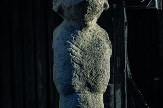 Skulptur Schützenberger, Ausstellung Mythos, Musik, Körper, Steinhauermuseum