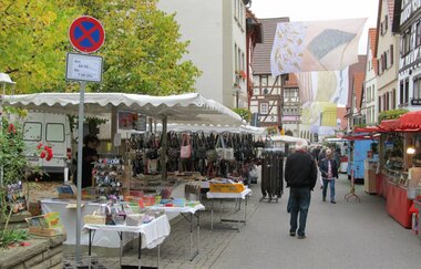 Bartholomäusmarkt in der historischen Altstadt von Eppingen | © Große Kreisstadt Eppingen