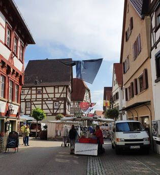 Bartholomäusmarkt in der historischen Altstadt von Eppingen | © Große Kreisstadt Eppingen