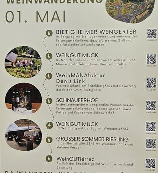 Bietigheimer Weinwanderung am 1. Mai