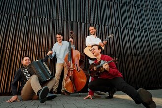 Foto des Quartetts | © Ionel Ungureanu, Henrik Dewes, Christoph Rehorst, Ratko Pavlovic (Foto: Michael Wegler)