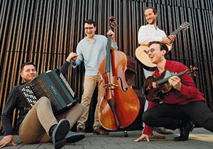 Foto des Quartetts | © Ionel Ungureanu, Henrik Dewes, Christoph Rehorst, Ratko Pavlovic (Foto: Michael Wegler)
