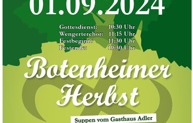 Botenheimer Herbst – Genuss im Spätsommer | © Verein zur Erhaltung der Botenheimer Kelter e.V.