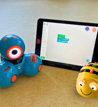 Dash & Bee Bot programmieren (Foto: Stadtbücherei Heidelberg)