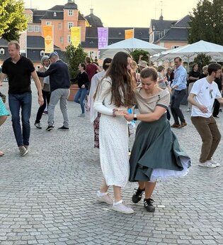 Tanz auf dem Schlossplatz | © Claudia Lohmann, Jazzinitiative