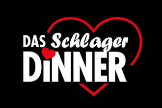 Logo von 'Das Schlager Dinner' mit Herzmotiv. | © engesser marketing GmbH