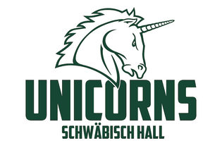 Logo der Schwäbisch Hall Unicorns mit einem stilisierten Einhornkopf. | © TSG Schwäbisch Hall e.V.